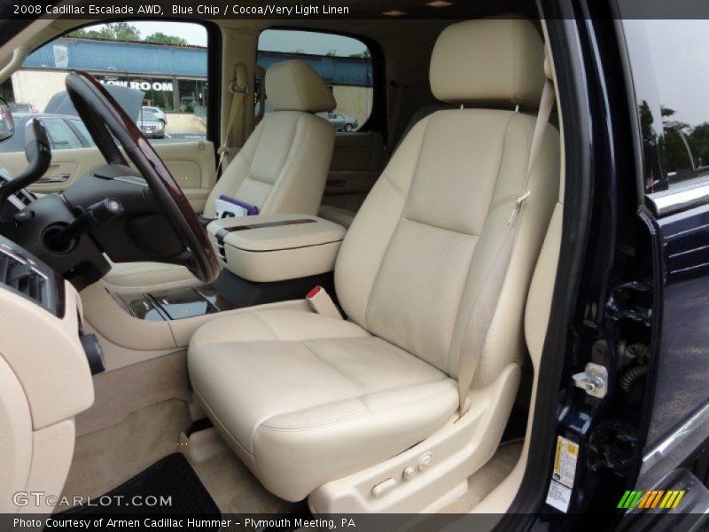  2008 Escalade AWD Cocoa/Very Light Linen Interior