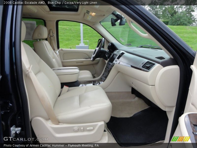  2008 Escalade AWD Cocoa/Very Light Linen Interior