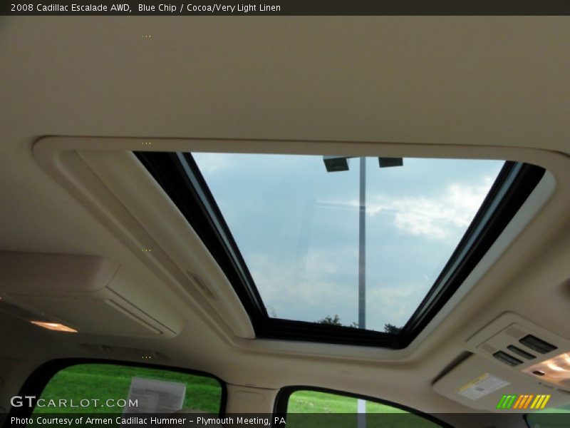 Sunroof of 2008 Escalade AWD