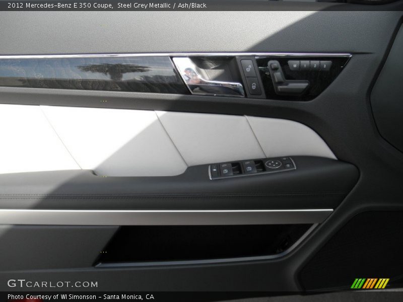 Steel Grey Metallic / Ash/Black 2012 Mercedes-Benz E 350 Coupe