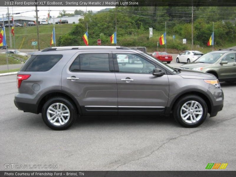 Sterling Gray Metallic / Medium Light Stone 2012 Ford Explorer XLT EcoBoost