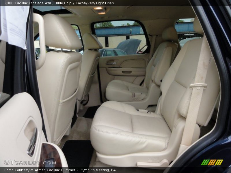  2008 Escalade AWD Cocoa/Very Light Linen Interior