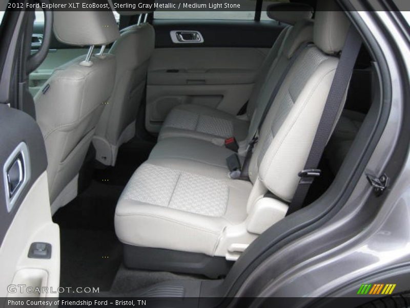 Sterling Gray Metallic / Medium Light Stone 2012 Ford Explorer XLT EcoBoost