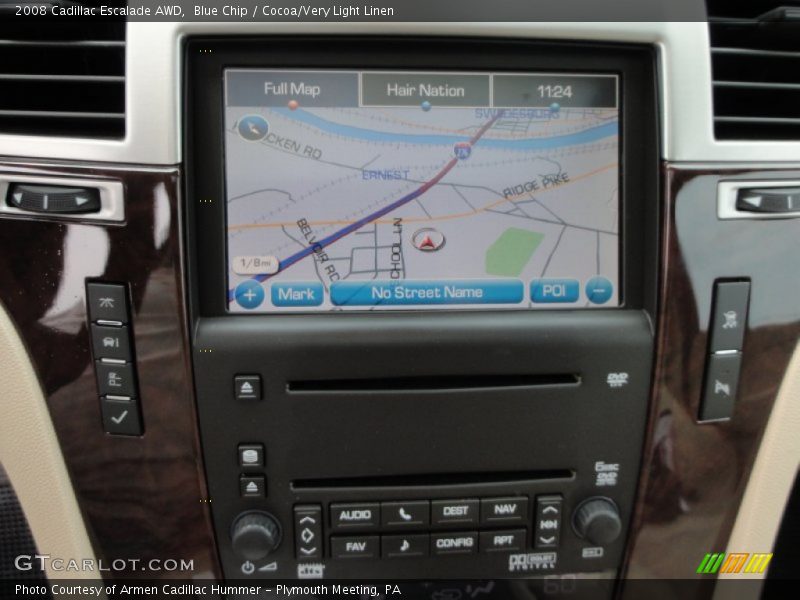 Navigation of 2008 Escalade AWD