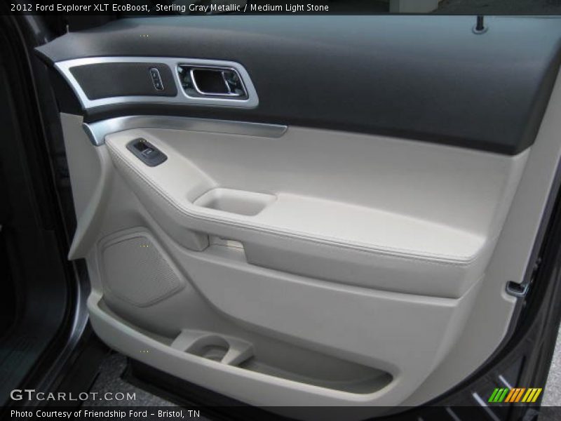 Sterling Gray Metallic / Medium Light Stone 2012 Ford Explorer XLT EcoBoost