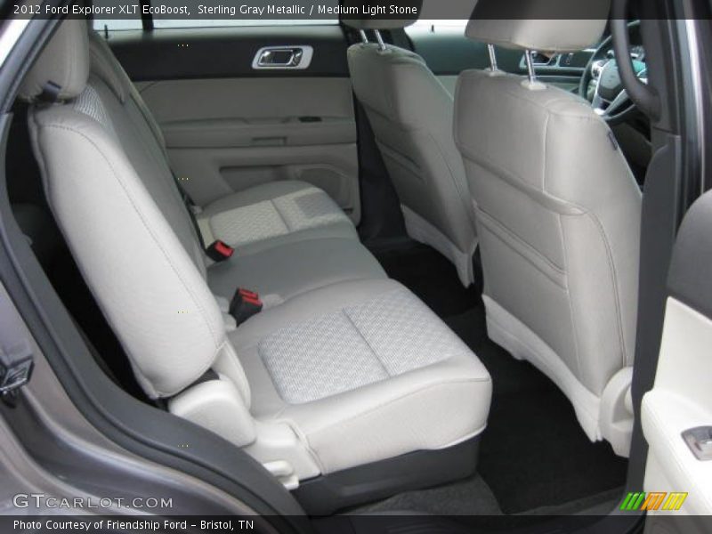 Sterling Gray Metallic / Medium Light Stone 2012 Ford Explorer XLT EcoBoost