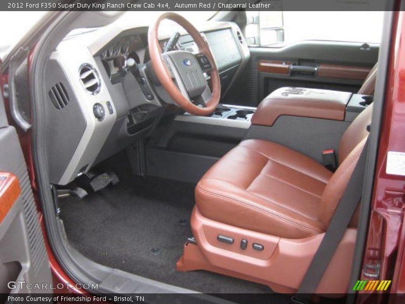  2012 F350 Super Duty King Ranch Crew Cab 4x4 Chaparral Leather Interior