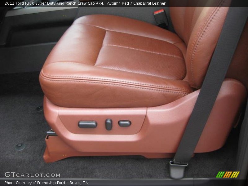  2012 F350 Super Duty King Ranch Crew Cab 4x4 Chaparral Leather Interior