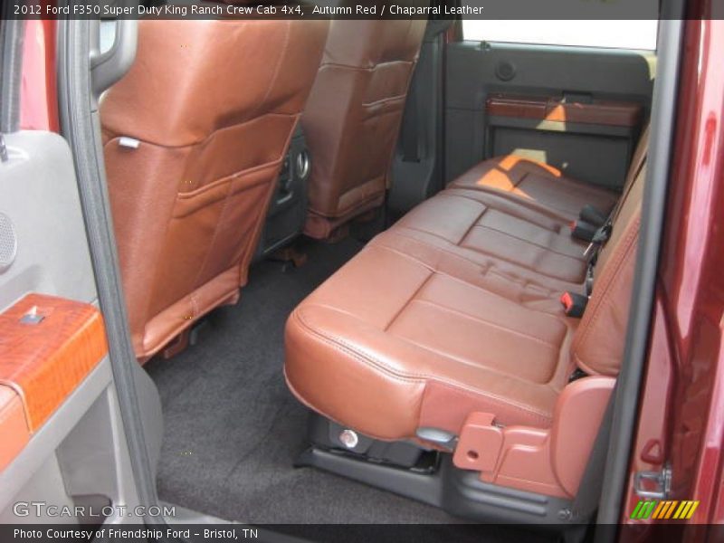  2012 F350 Super Duty King Ranch Crew Cab 4x4 Chaparral Leather Interior