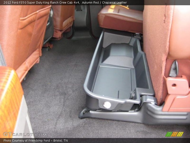  2012 F350 Super Duty King Ranch Crew Cab 4x4 Chaparral Leather Interior