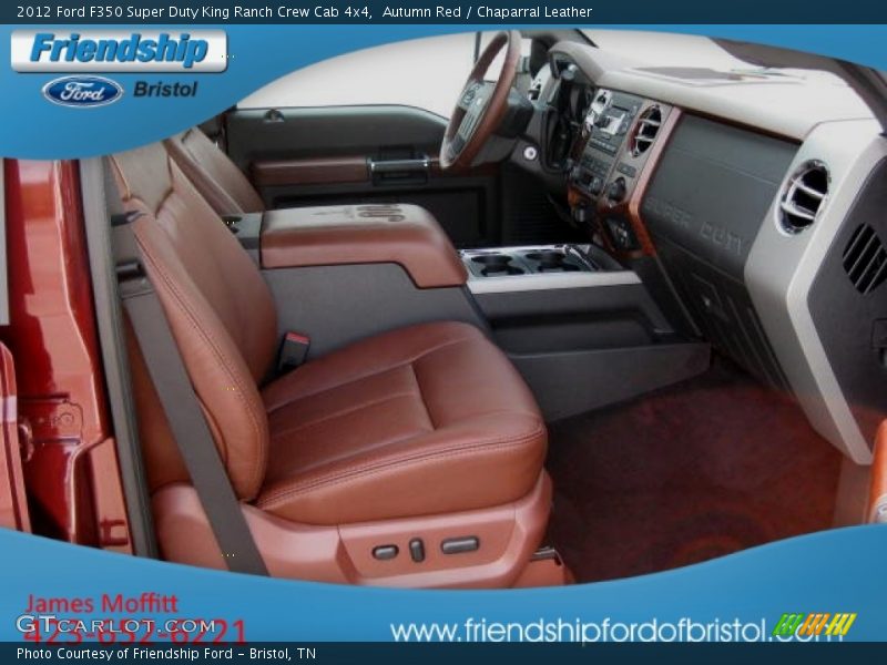 Autumn Red / Chaparral Leather 2012 Ford F350 Super Duty King Ranch Crew Cab 4x4
