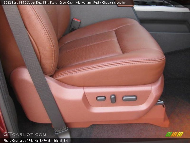  2012 F350 Super Duty King Ranch Crew Cab 4x4 Chaparral Leather Interior