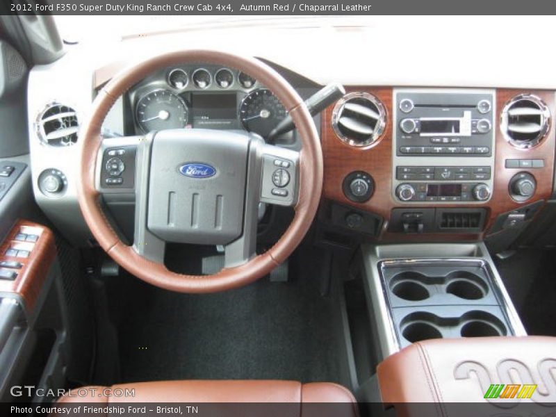 Dashboard of 2012 F350 Super Duty King Ranch Crew Cab 4x4