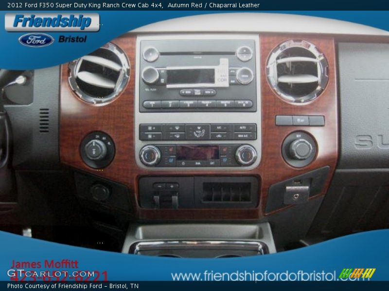 Autumn Red / Chaparral Leather 2012 Ford F350 Super Duty King Ranch Crew Cab 4x4
