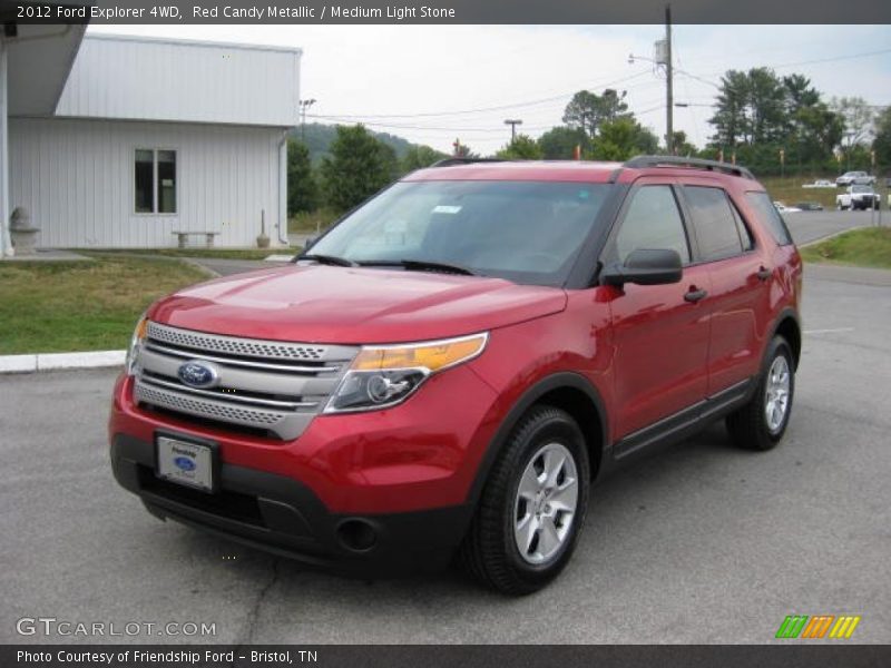 Front 3/4 View of 2012 Explorer 4WD