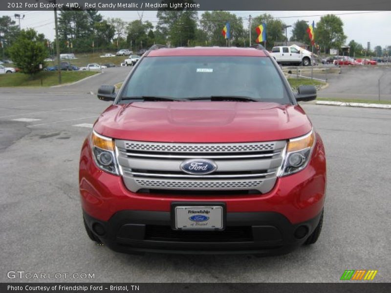 Red Candy Metallic / Medium Light Stone 2012 Ford Explorer 4WD