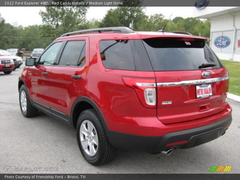 Red Candy Metallic / Medium Light Stone 2012 Ford Explorer 4WD