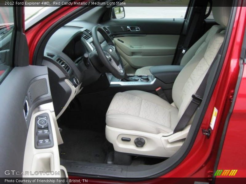  2012 Explorer 4WD Medium Light Stone Interior