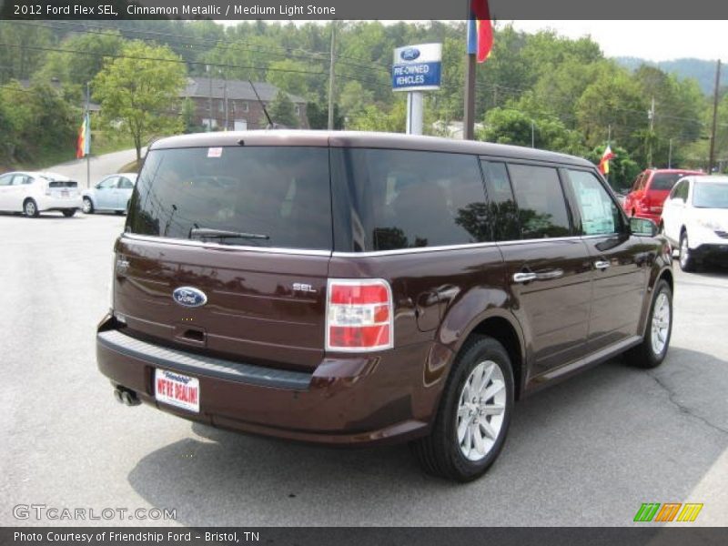 Cinnamon Metallic / Medium Light Stone 2012 Ford Flex SEL