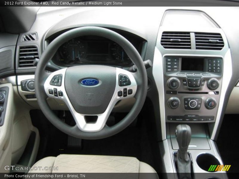 Dashboard of 2012 Explorer 4WD