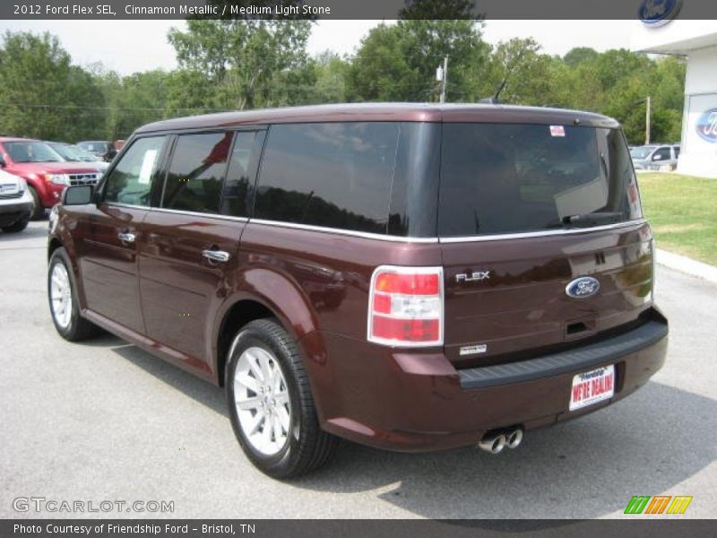 Cinnamon Metallic / Medium Light Stone 2012 Ford Flex SEL
