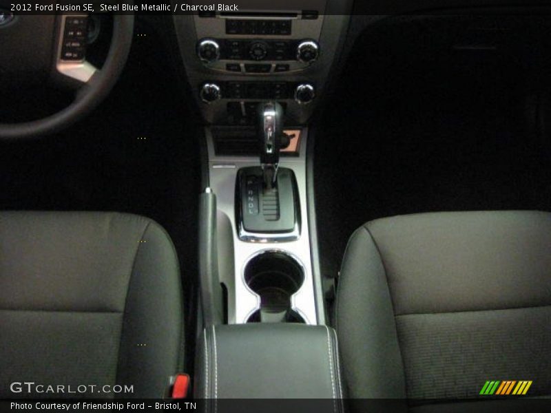 Steel Blue Metallic / Charcoal Black 2012 Ford Fusion SE