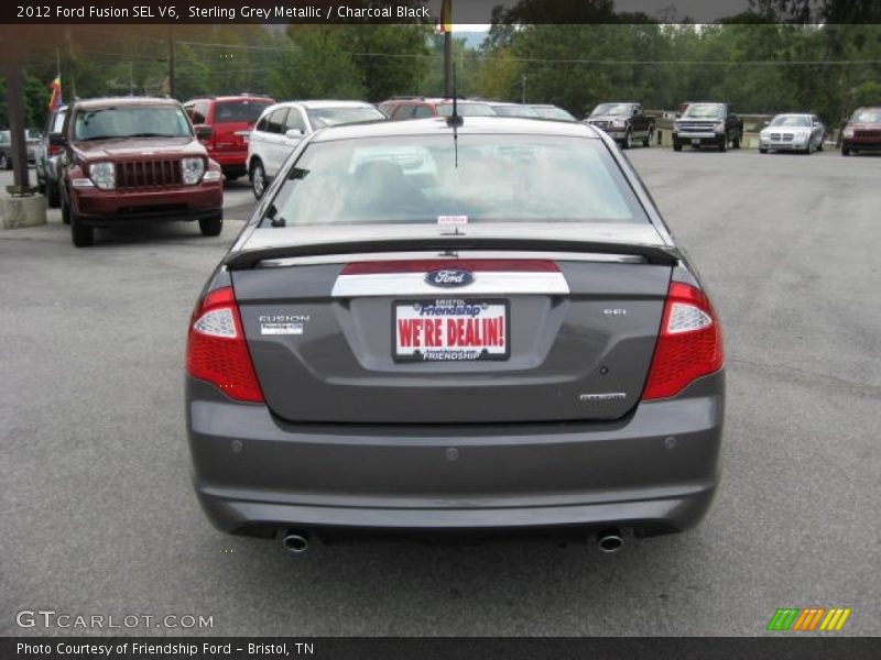 Sterling Grey Metallic / Charcoal Black 2012 Ford Fusion SEL V6