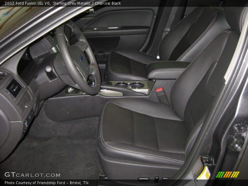  2012 Fusion SEL V6 Charcoal Black Interior