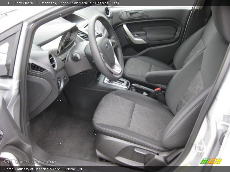  2012 Fiesta SE Hatchback Charcoal Black Interior