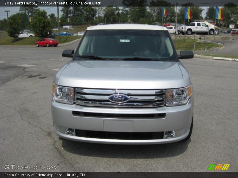 Ingot Silver Metallic / Charcoal Black 2012 Ford Flex SE