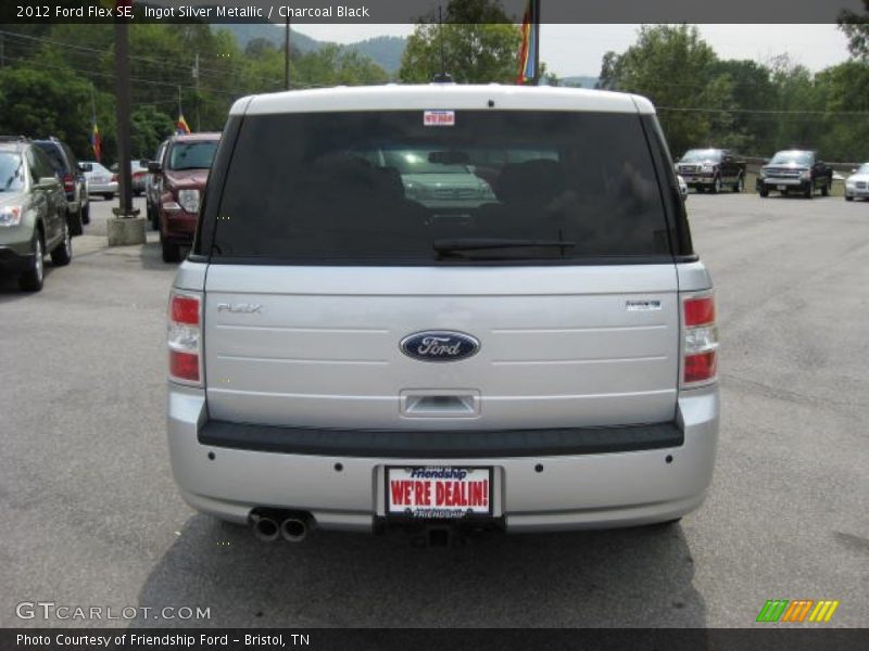 Ingot Silver Metallic / Charcoal Black 2012 Ford Flex SE