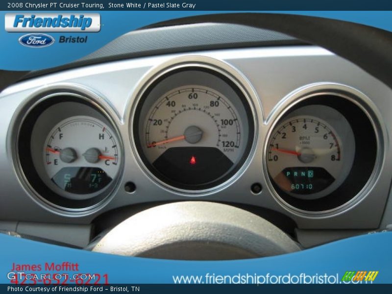 Stone White / Pastel Slate Gray 2008 Chrysler PT Cruiser Touring
