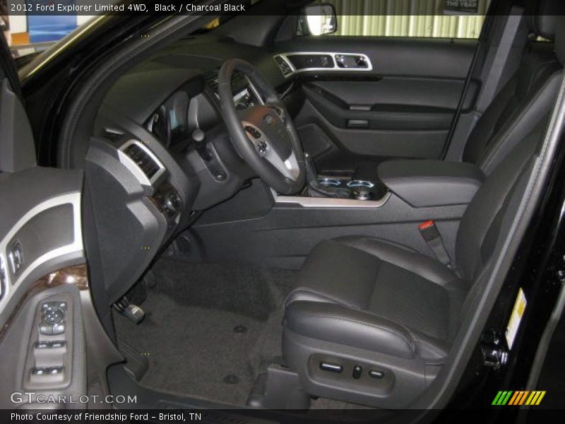  2012 Explorer Limited 4WD Charcoal Black Interior
