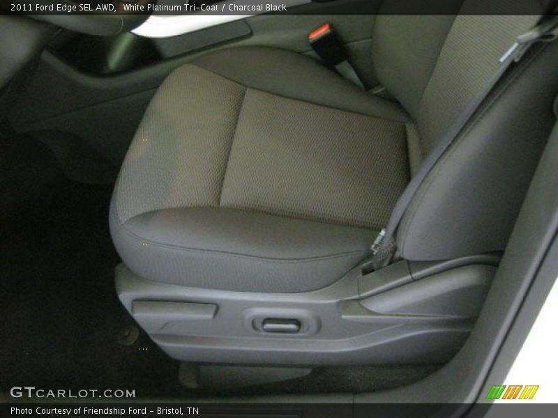 White Platinum Tri-Coat / Charcoal Black 2011 Ford Edge SEL AWD