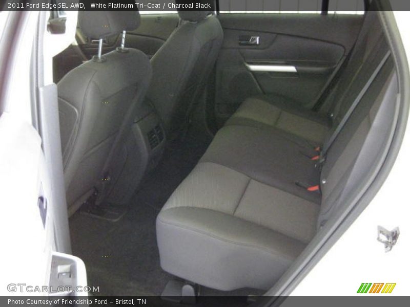 White Platinum Tri-Coat / Charcoal Black 2011 Ford Edge SEL AWD