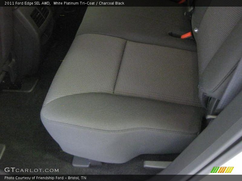 White Platinum Tri-Coat / Charcoal Black 2011 Ford Edge SEL AWD