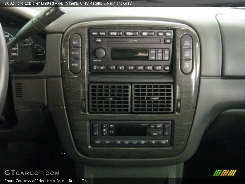 Controls of 2002 Explorer Limited 4x4