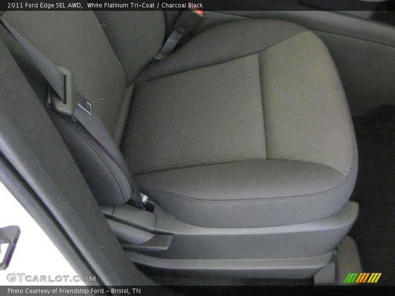 White Platinum Tri-Coat / Charcoal Black 2011 Ford Edge SEL AWD