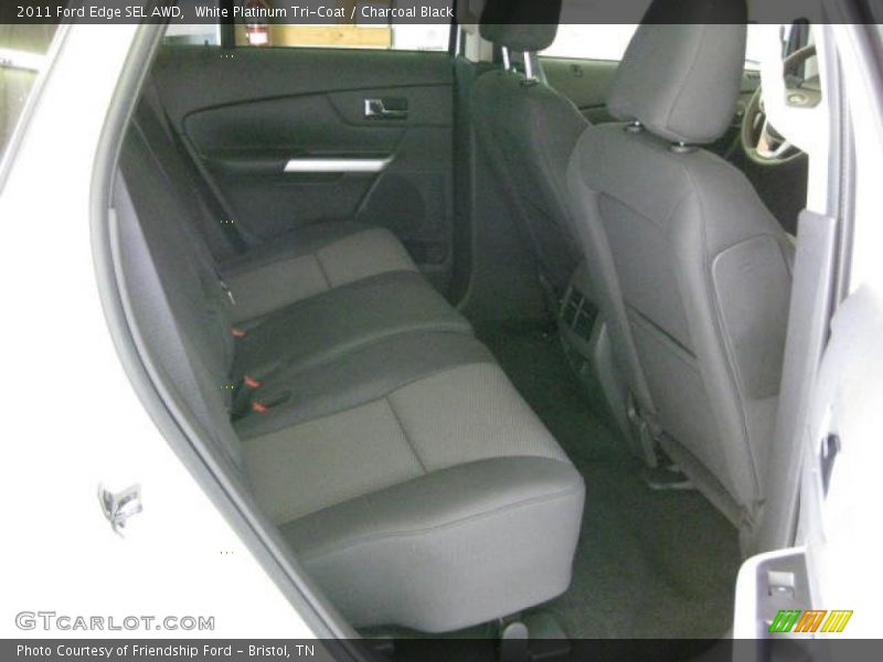 White Platinum Tri-Coat / Charcoal Black 2011 Ford Edge SEL AWD