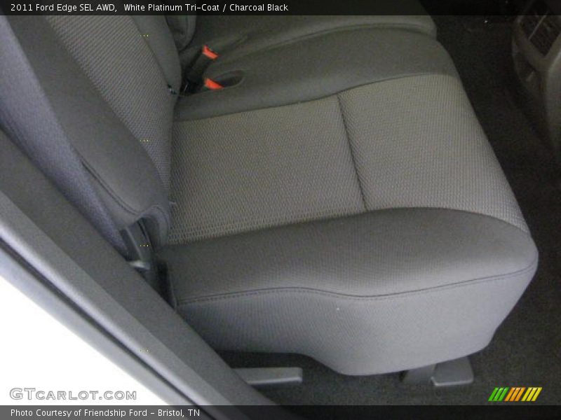 White Platinum Tri-Coat / Charcoal Black 2011 Ford Edge SEL AWD