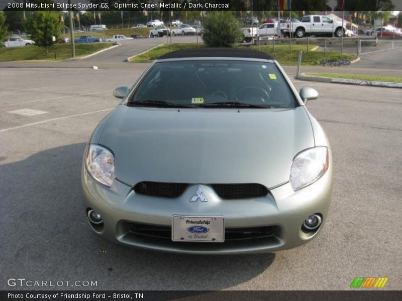 Optimist Green Metallic / Dark Charcoal 2008 Mitsubishi Eclipse Spyder GS