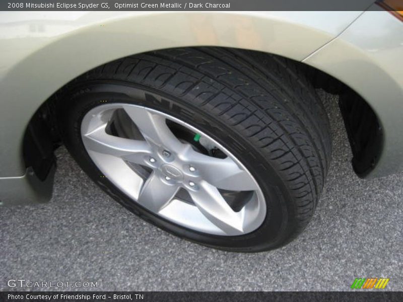 Optimist Green Metallic / Dark Charcoal 2008 Mitsubishi Eclipse Spyder GS