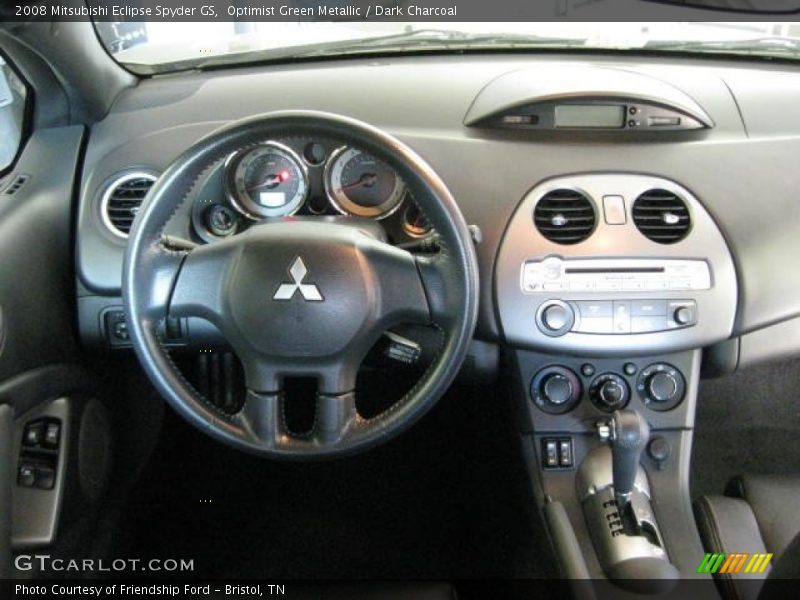 Optimist Green Metallic / Dark Charcoal 2008 Mitsubishi Eclipse Spyder GS