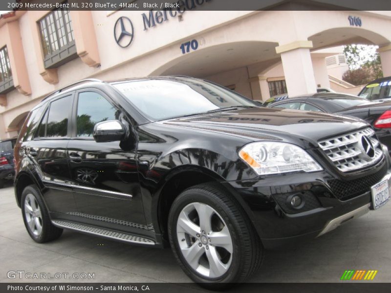 Black / Black 2009 Mercedes-Benz ML 320 BlueTec 4Matic