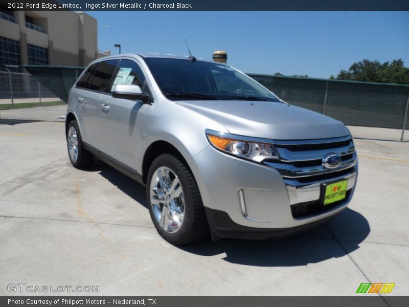 Ingot Silver Metallic / Charcoal Black 2012 Ford Edge Limited