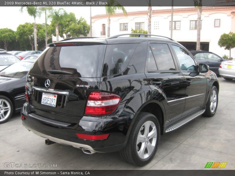 Black / Black 2009 Mercedes-Benz ML 320 BlueTec 4Matic