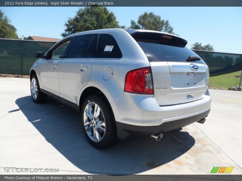 Ingot Silver Metallic / Charcoal Black 2012 Ford Edge Limited