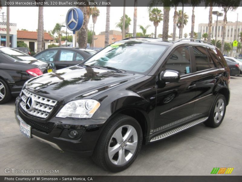Black / Black 2009 Mercedes-Benz ML 320 BlueTec 4Matic