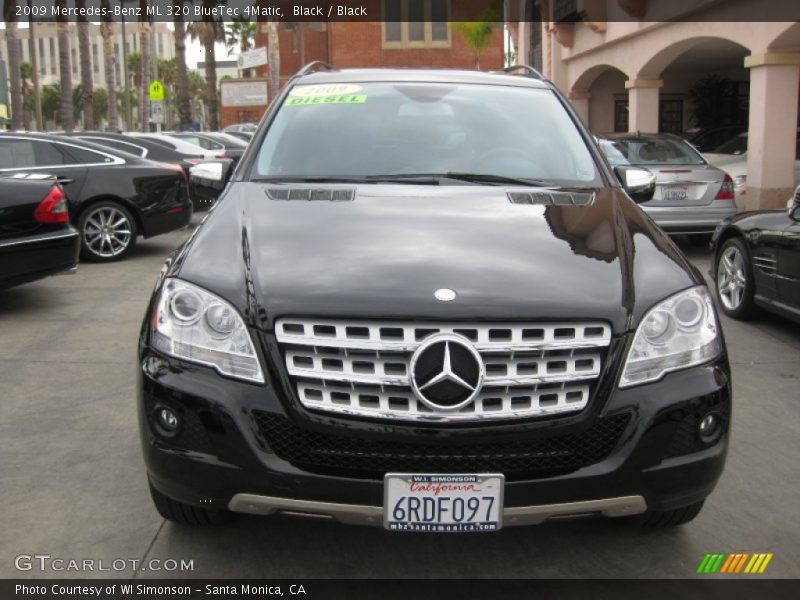 Black / Black 2009 Mercedes-Benz ML 320 BlueTec 4Matic