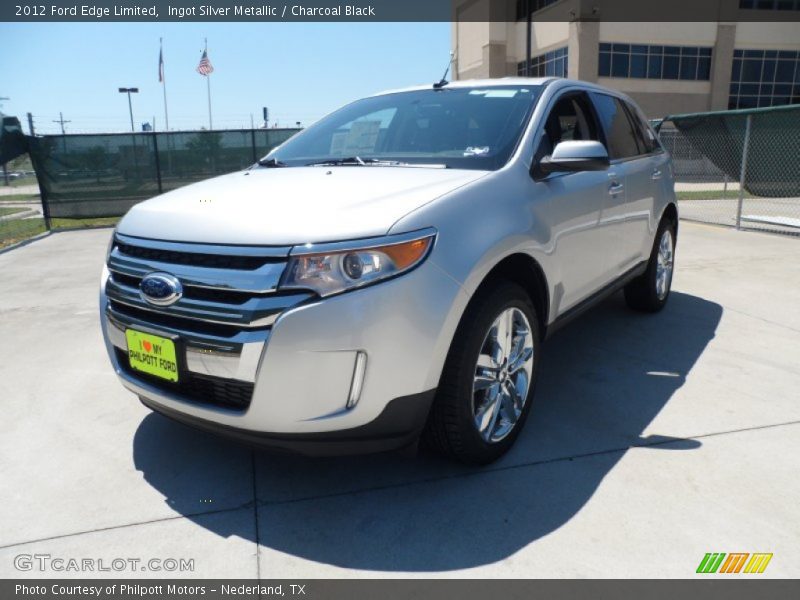 Ingot Silver Metallic / Charcoal Black 2012 Ford Edge Limited